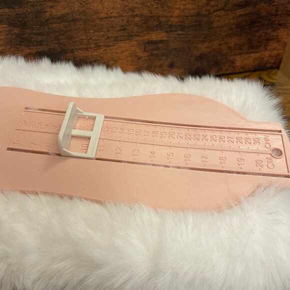 Baby Toddler Foot Measure for Shoe Sizing Pink (SKU: 10IN) - Picture 3 of 7